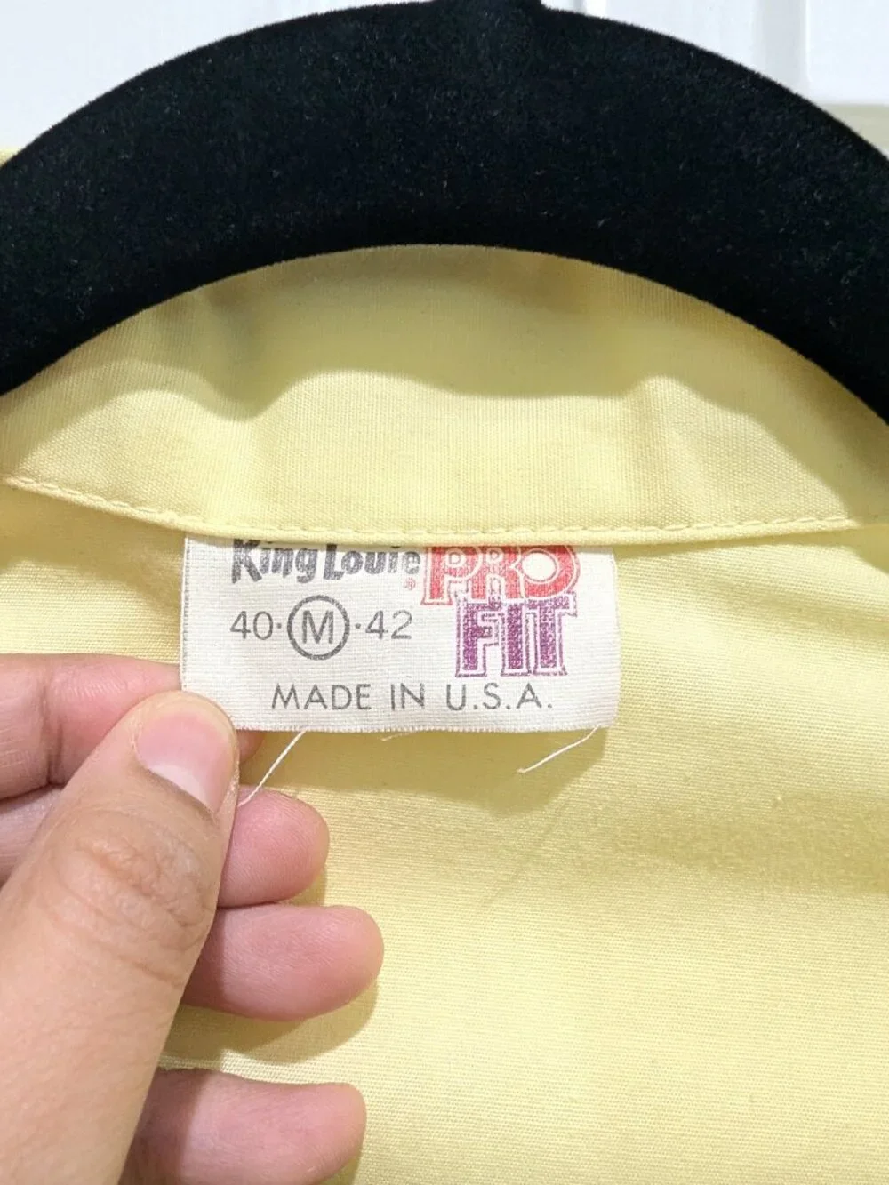 Vintage King Louie Workwear Jacket w/ Block Printed Oranges